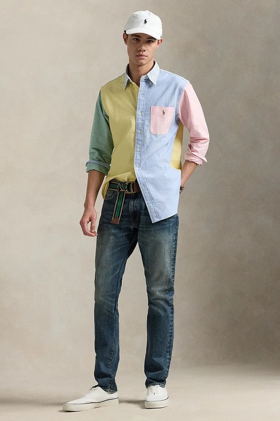 Clothing Polo Ralph Lauren cotton shirt 710928919 multicolor