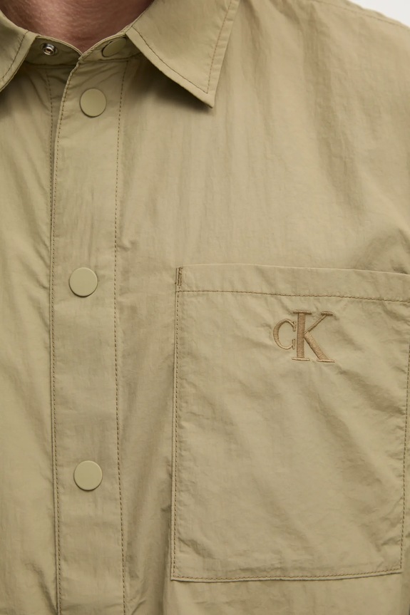 Košile Calvin Klein KM0KM01086 zelená