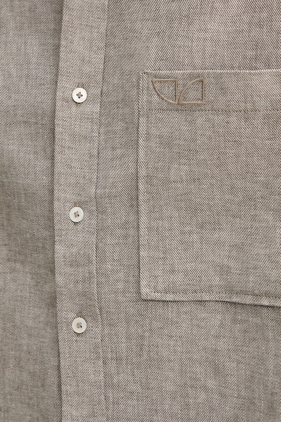 IRO camicia di lino MP18ARIC beige