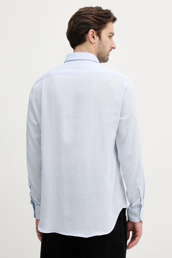 Ρούχα Βαμβακερό πουκάμισο Paul&Shark 25413116CF μπλε