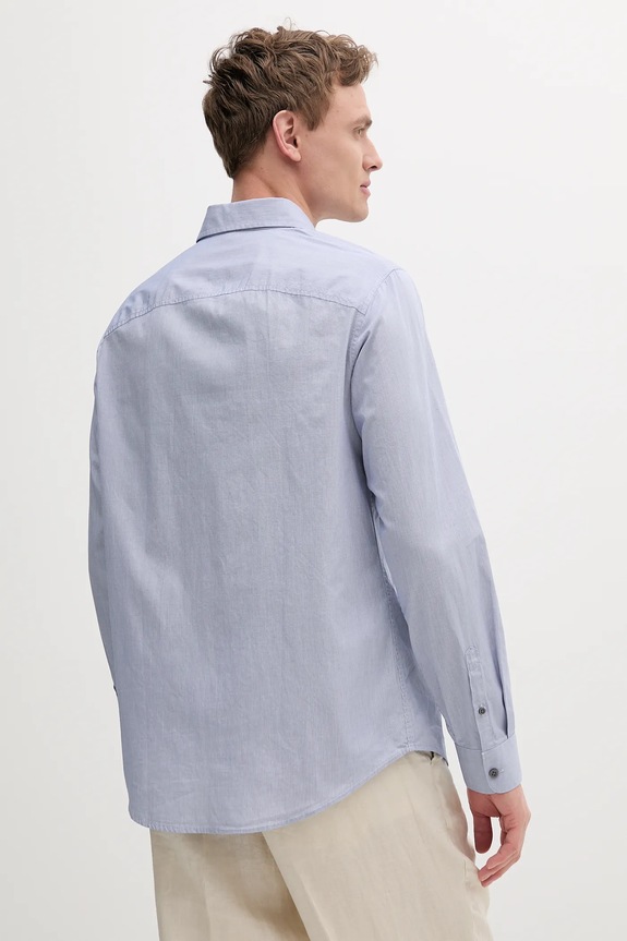 Abbigliamento Armani Exchange camicia in cotone XM000445.AF13007 blu