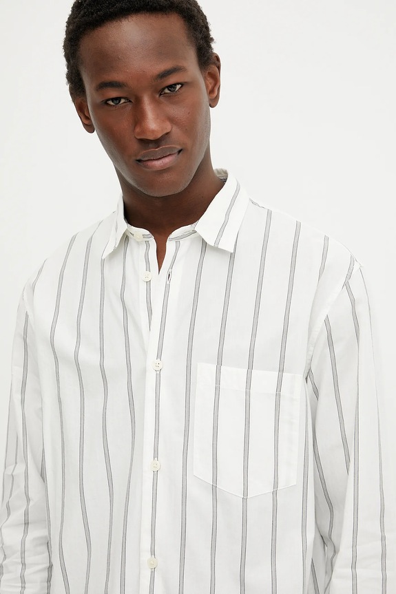 Marc O'Polo camicia in cotone bianco 5000005910
