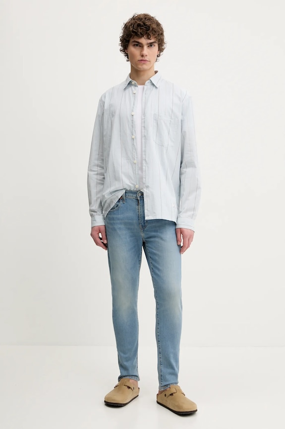 Marc O'Polo camicia in cotone 5000005910 blu SS25