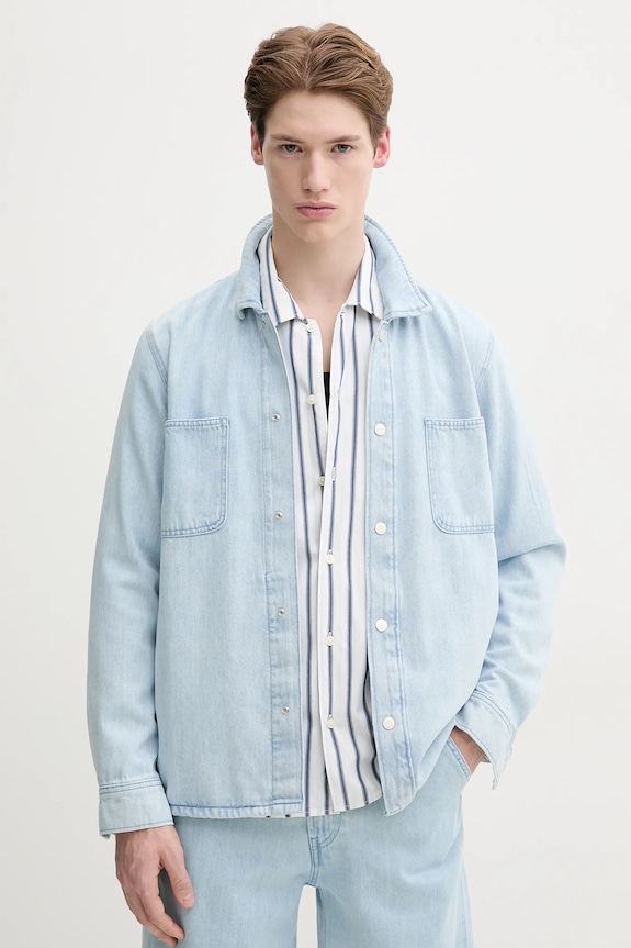 Marc O'Polo camicia lunga blu 5000005865