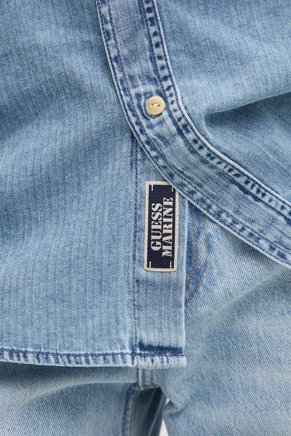 Guess koszula jeansowa RONNIE M5RH77.D5L01 niebieski