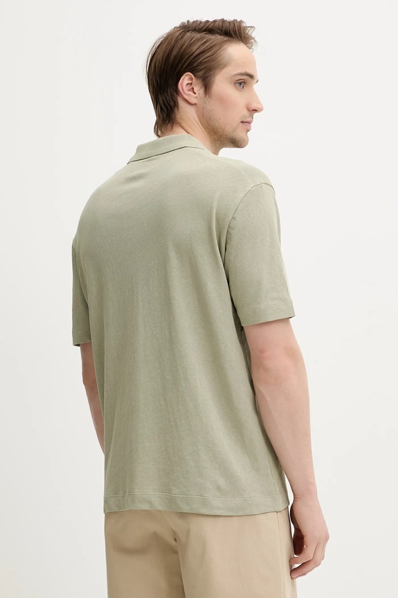 Одяг Сорочка з домішкою льону Marc O'Polo 523209153068 зелений