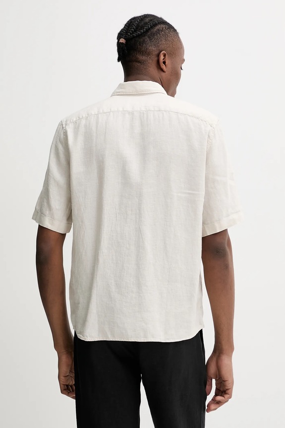 Abbigliamento Marc O'Polo camicia di lino 523742841002 beige