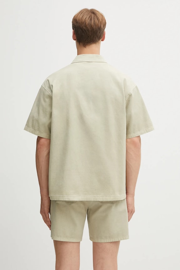 Oblečení Bavlněná košile Represent Short Sleeve Cotton Overshirt MLM21482.25 béžová