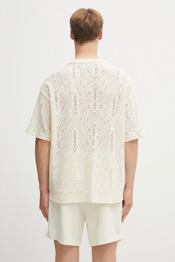 Одяг Сорочка Represent All Over Crochet Shirt MLM3837.26 бежевий