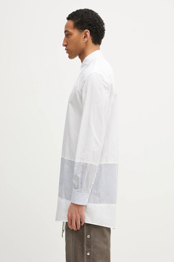 Bavlněná košile MM6 Maison Margiela SH0DT0021 bílá SS25