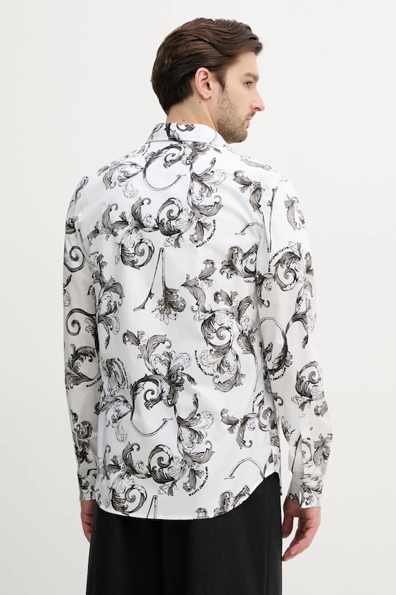 Oblečení Bavlněná košile Versace Jeans Couture 78GAL2S0.NS630 bílá