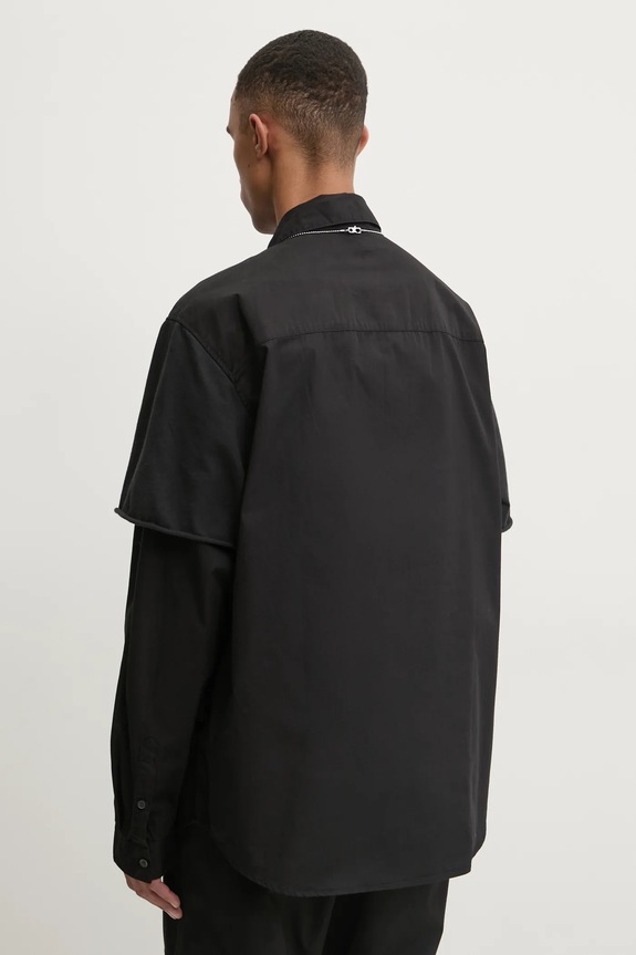 Ruházat Diesel ing S-GASTON-O SHIRT A16199.0KNAI fekete