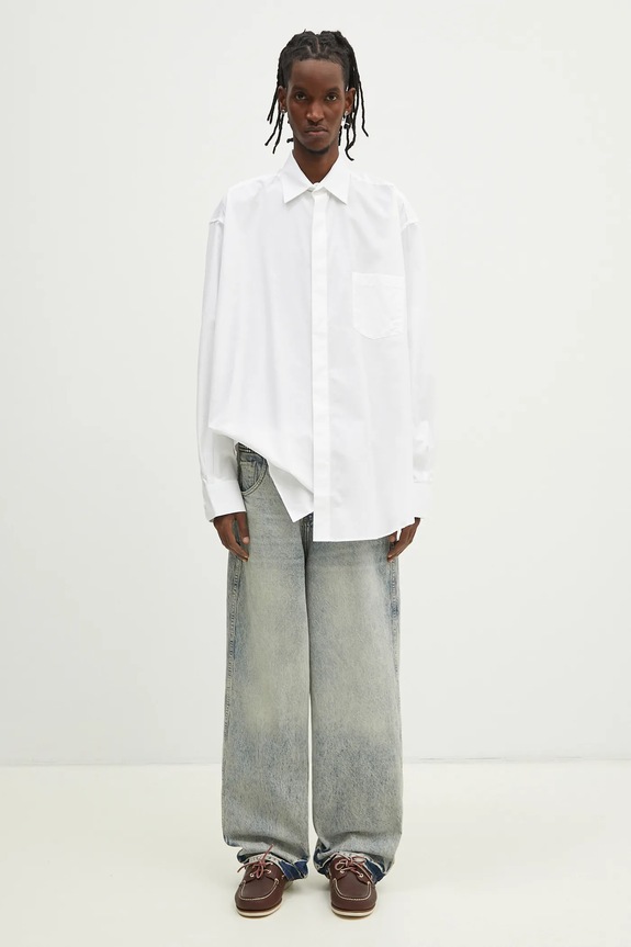 VETEMENTS koszula bawełniana Monogram Classic biały UA66SH400W