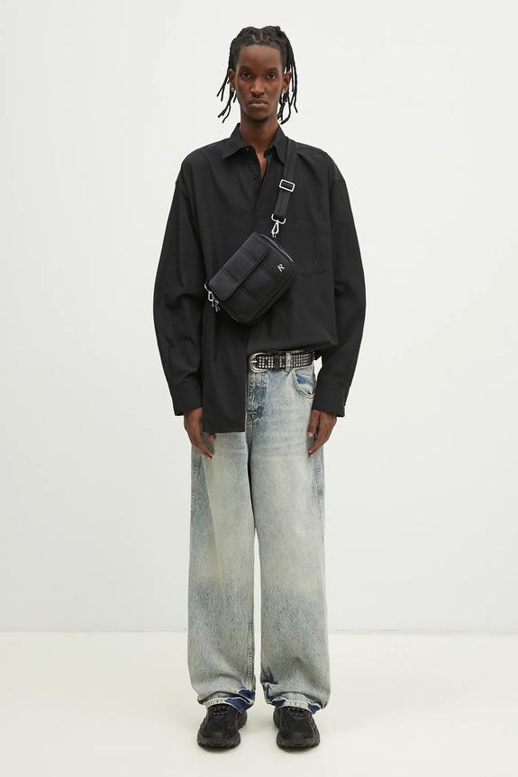 VETEMENTS cotton shirt Monogram Classic black UA66SH400B