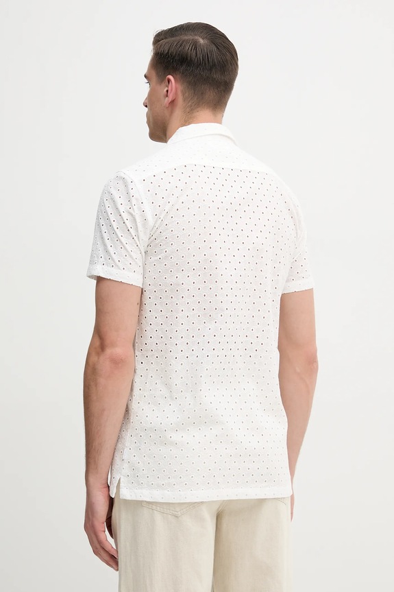 Îmbrăcăminte Lindbergh cămașă din bumbac 30.203569.WHITE alb