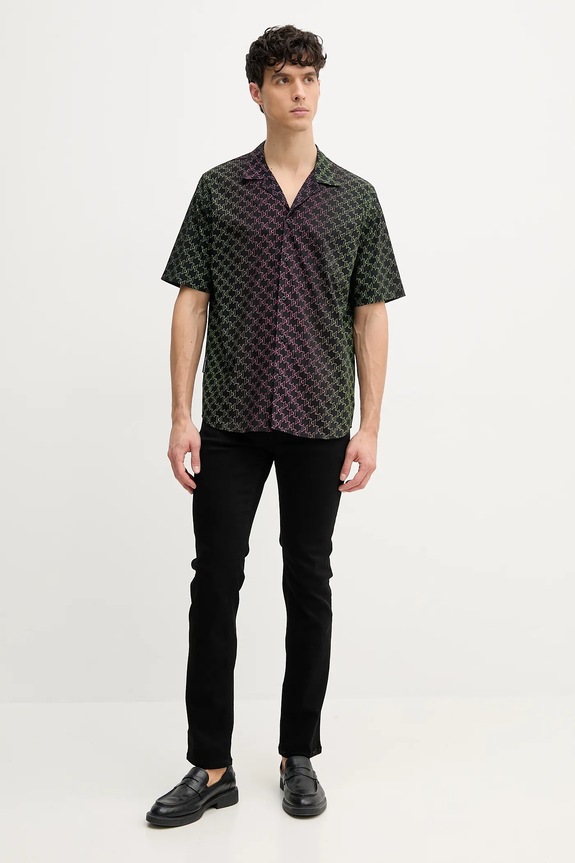 Karl Lagerfeld koszula 552689.605445 czarny SS25