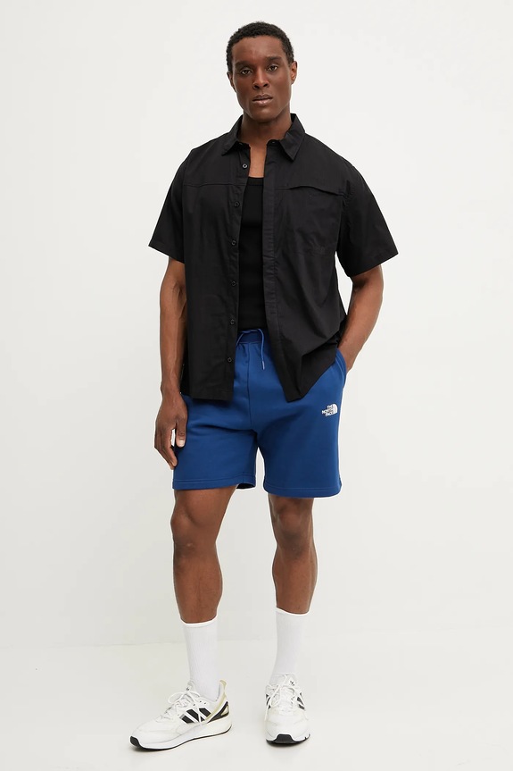 Pamučna košulja The North Face Heritage NF0A8B76JK31 crna SS25