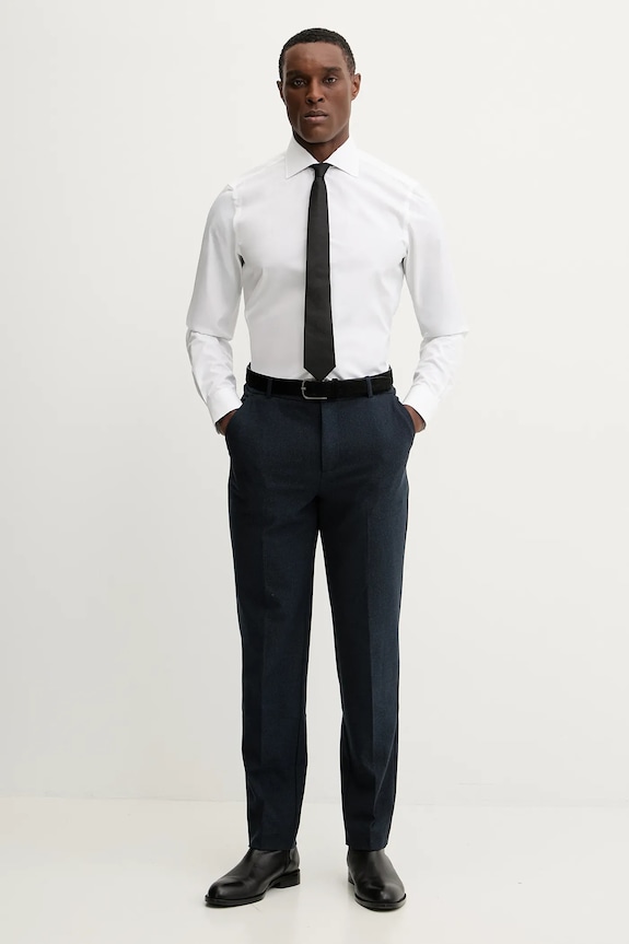 Bombažna srajca Paul Smith M1R.790Y.M00050 bela SS25