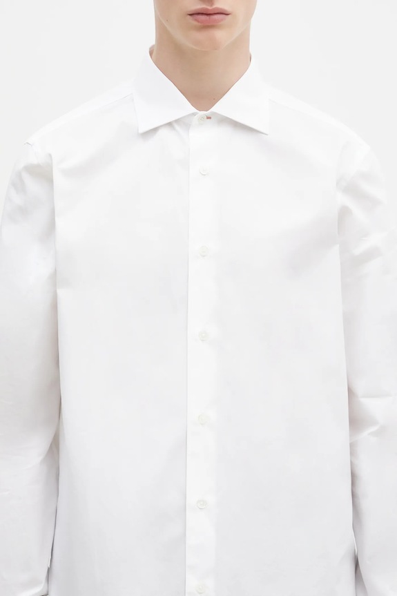 Bavlněná košile Paul Smith bílá M1R.790Y.M00050
