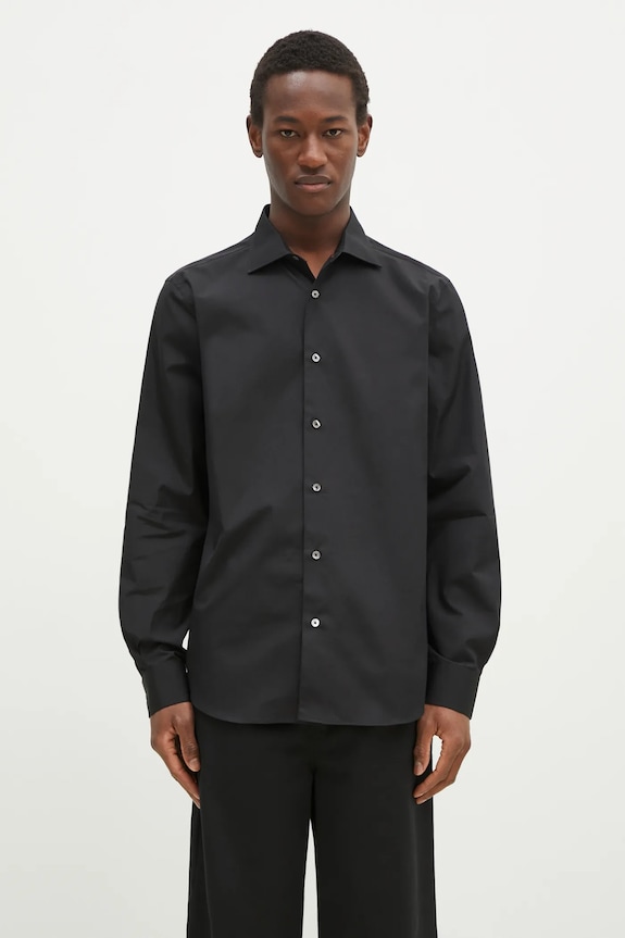 Paul Smith koszula bawełniana gładkie czarny M1R.790Y.M00050