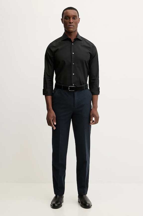 Bavlnená košeľa Paul Smith M1R.790Y.M00050 čierna SS25