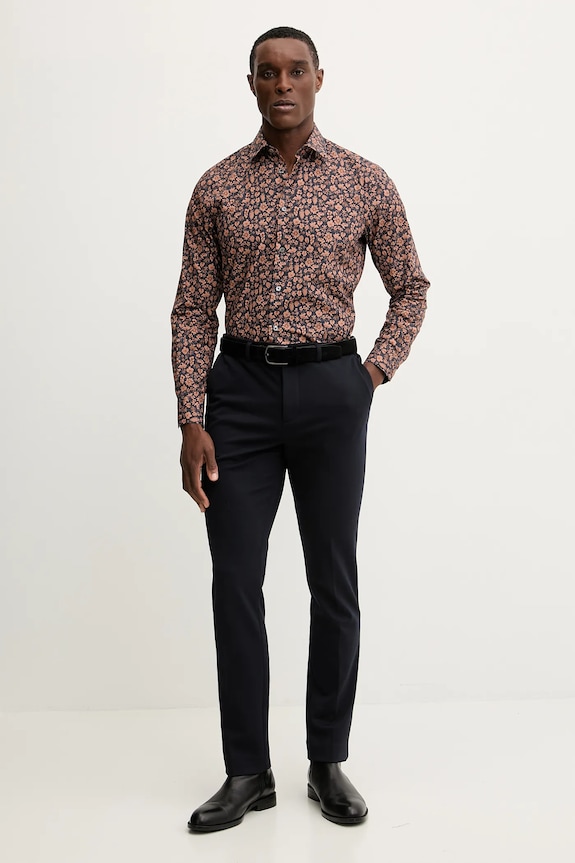 Βαμβακερό πουκάμισο Paul Smith M1R.800P.P02609 σκούρο μπλε SS25