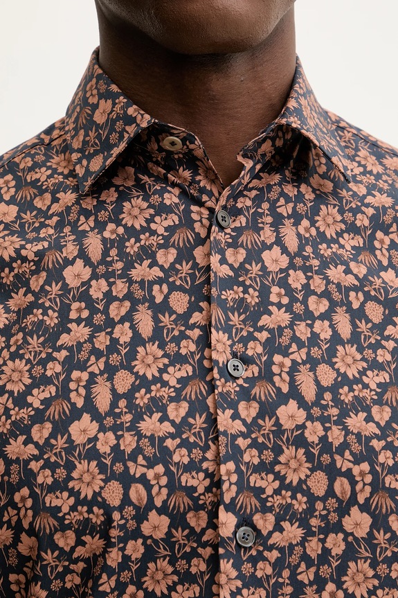 Βαμβακερό πουκάμισο Paul Smith M1R.800P.P02609 σκούρο μπλε