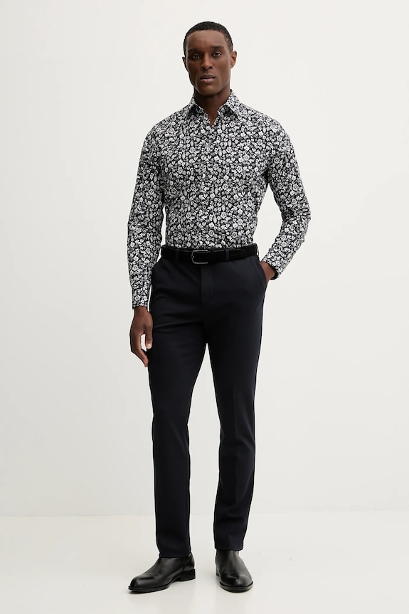 Bavlnená košeľa Paul Smith M1R.800P.P02609 čierna SS25