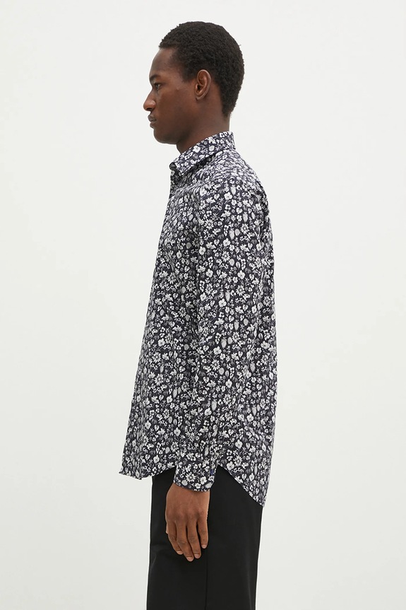 Bavlněná košile Paul Smith M1R.800P.P02609 černá SS25