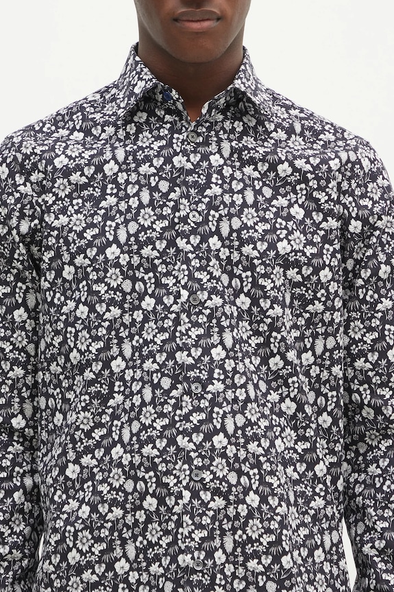 Bavlněná košile Paul Smith černá M1R.800P.P02609
