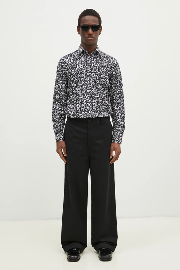 Bavlněná košile Paul Smith M1R.800P.P02609 černá