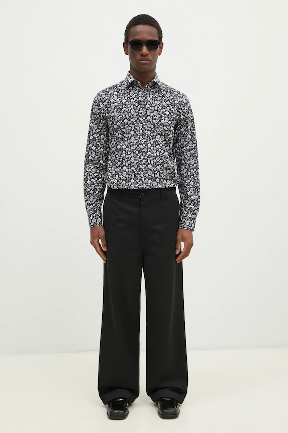 Bavlněná košile Paul Smith M1R.800P.P02609 černá