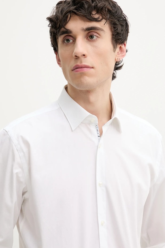 HUGO camicia in cotone bianco 50539808
