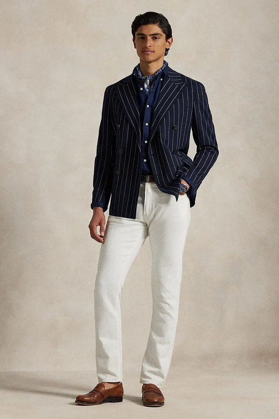 Polo Ralph Lauren linen shirt navy 710968915