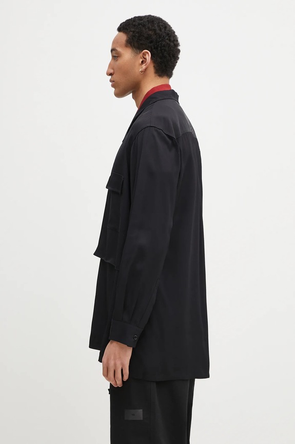 Y-3 shirt Rayon Twill Shirt JD3524 black SS25