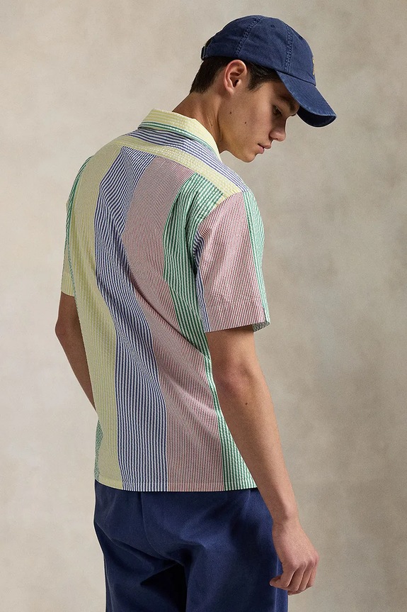 Bavlnená košeľa Polo Ralph Lauren Sport Shirt 710964421 viacfarebná SS25