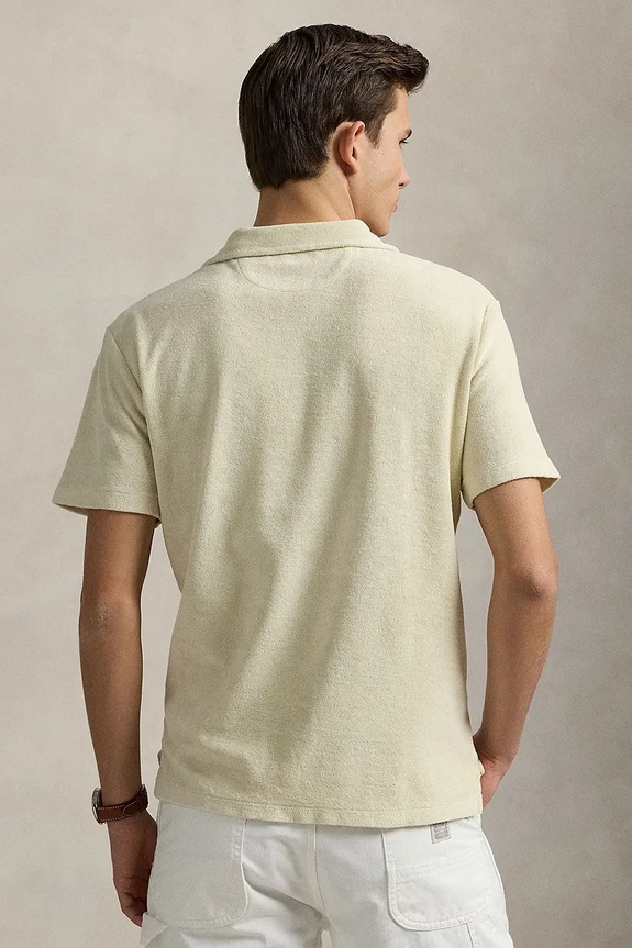 Polo Ralph Lauren polo bawełniane Polo Shirt 710965382 beżowy SS25