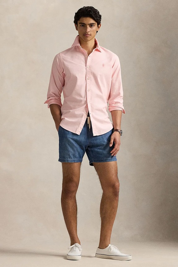 Clothing Polo Ralph Lauren cotton shirt Sport Shirt 710968913 pink