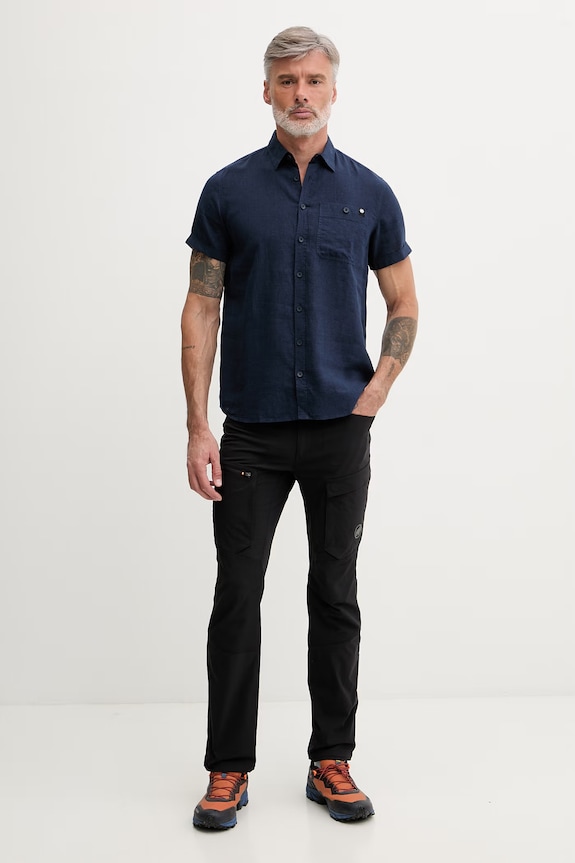 Mammut srajca moška Alvra 1015.01580 mornarsko modra SS26