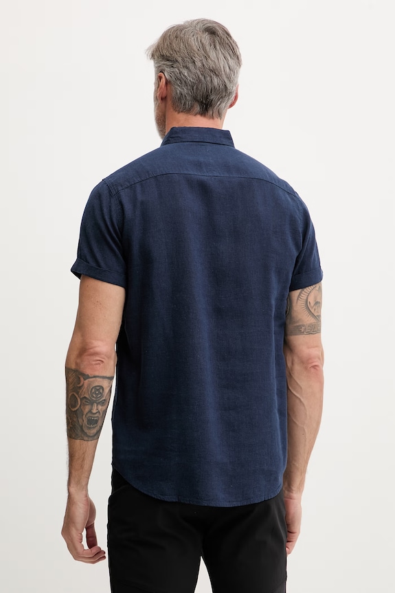 Oblačila Mammut srajca moška Alvra 1015.01580 mornarsko modra