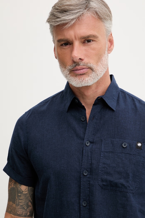 Mammut srajca moška Alvra mornarsko modra 1015.01580