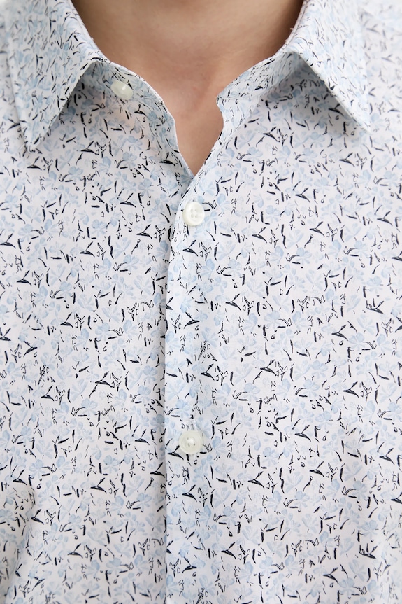 HUGO camicia in cotone bianco 50539807