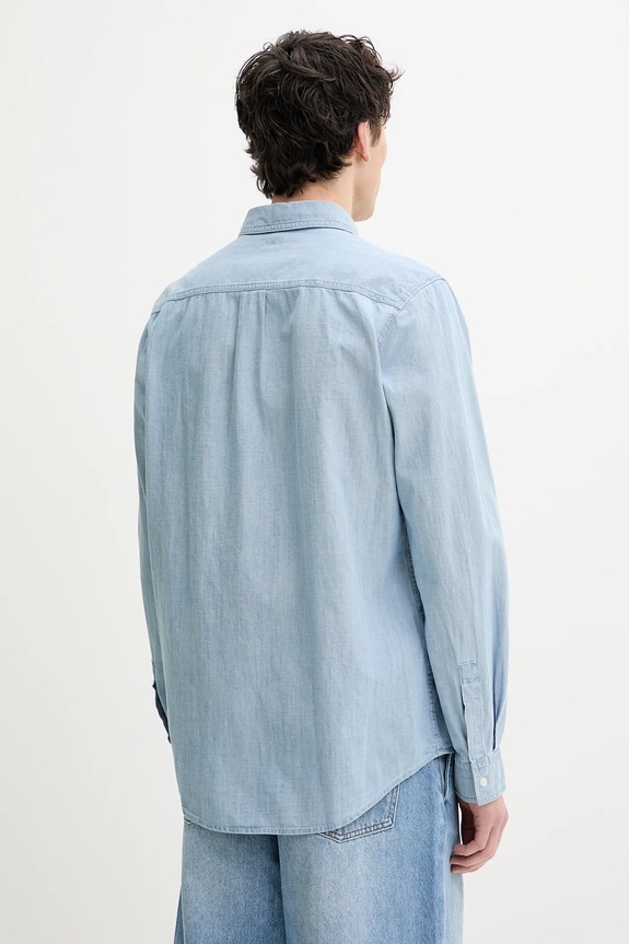Abbigliamento HUGO camicia in cotone 50539312 blu