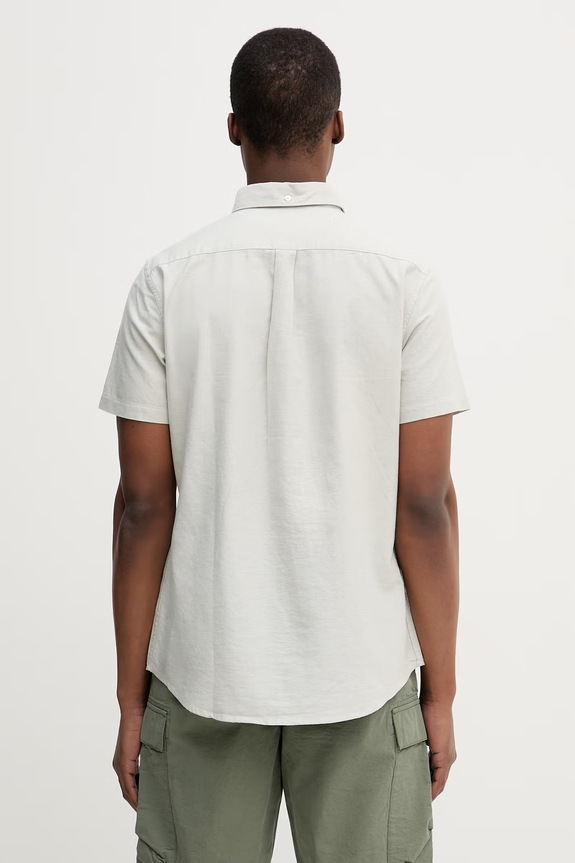 Дрехи Barbour Oxtown S/S Tailored Shirt риза тип Оксфорд от памук мъжка MSH5313 зелен
