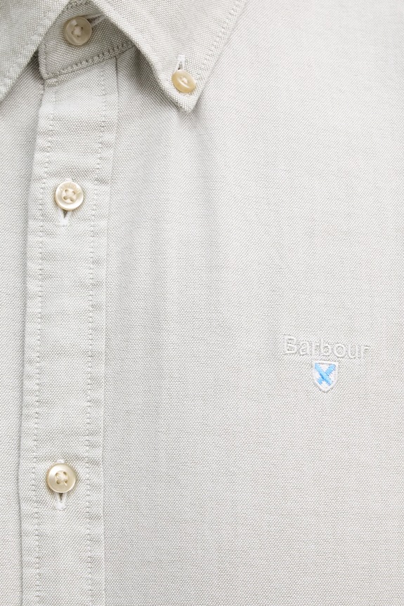 Barbour cămașă oxford pentru bărbați din bumbac Oxtown S/S Tailored Shirt MSH5313 verde