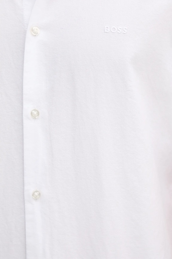 Bavlněná košile BOSS Orange 50537332 bílá