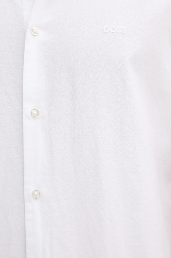 Bavlněná košile BOSS Orange 50537332 bílá