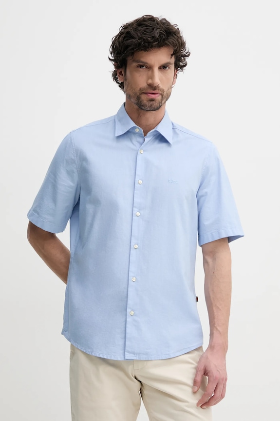 BOSS Orange pamut ing pamut kék 50537332