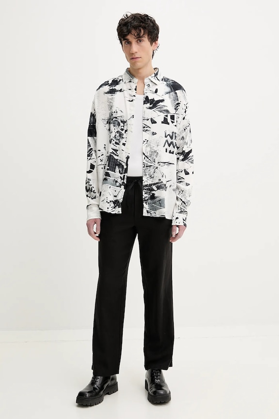 Desigual camicia MOTO 25SMCW19 bianco SS25