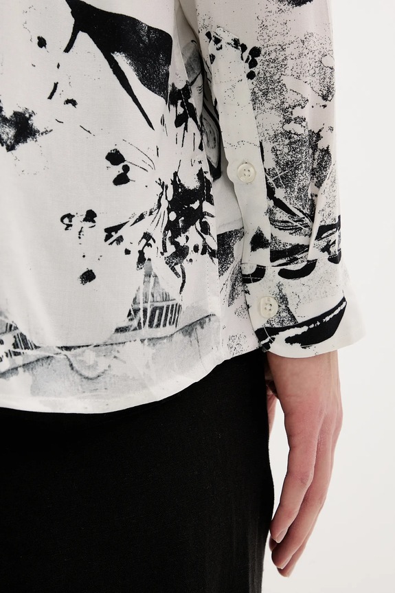 Desigual camicia MOTO 25SMCW19 bianco